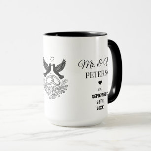 Caneca Presente de casamento/aniversário de casamento par