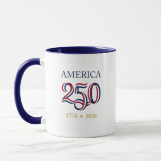 Caneca Presente de Celebração do 250º Aniversário da Amér