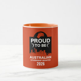 Caneca Presente de cidadania australiana