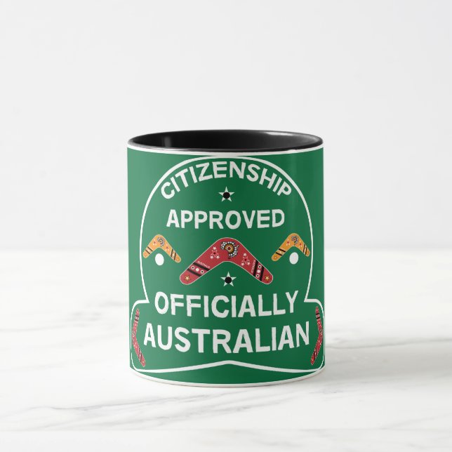Caneca Presente de cidadania australiana | Cidadania Auss (Centro)