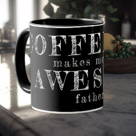 Caneca presente de citação da tipografia engraçada do dia