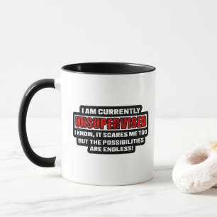 Caneca Presente de Citação Engraçada e Sarcástica Atualme