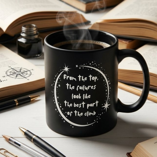Caneca Presente de Citação Motivacional Personalizada Ins (Criador carregado)
