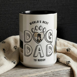 Caneca Presente de Colagem de Fotos de Animais de Estimaç