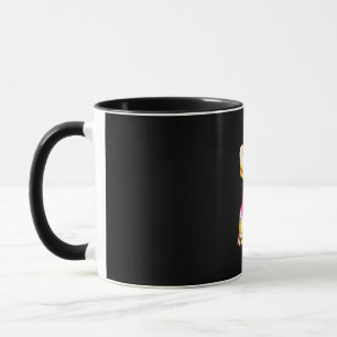 Caneca Presente de Desenho de Aquarela Original para Bull