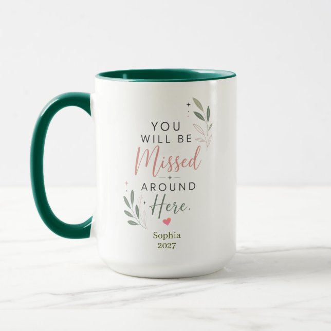 Caneca Presente de Despedida de Aposentadoria Personaliza (Esquerda)