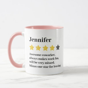 Caneca Presente de Despedida Engraçado para Colega de Tra