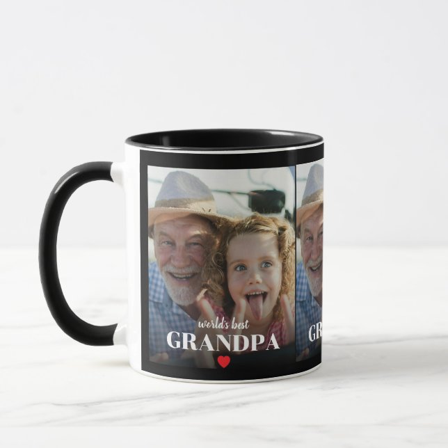 Caneca Presente de Foto Melhor Avô do Mundo  (Esquerda)