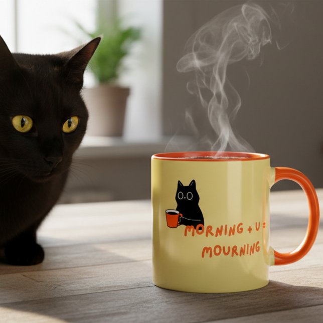 Caneca Presente de Gato Engraçado Personalizado para Ela  (Criador carregado)