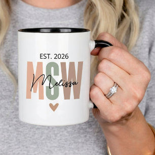 Caneca Presente de Graduação MSW, Mestre Personalizado em