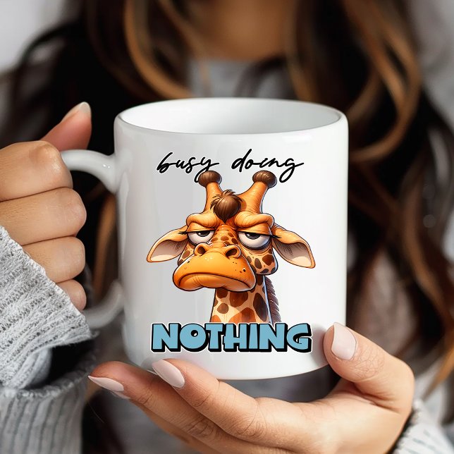Caneca Presente de Humor de Girafa Hilário para Amantes d (Criador carregado)