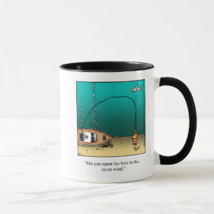 Caneca Presente de Humor Mug Barco