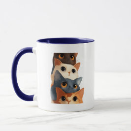 Caneca Presente de Ilustração de Animal Engraçado