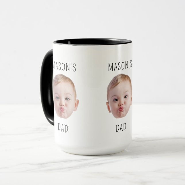 Caneca Presente de Imagem Infantil Personalizada do Bebê (Frente Esquerda)