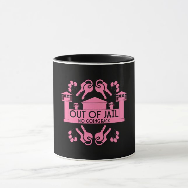 Caneca Presente de libertação fora da prisão (Centro)