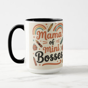 Caneca Presente de Mamãe de chefes mini Vida de Mãe Fofa