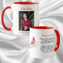 Caneca Presente de Memória do Poema do Cardinal
