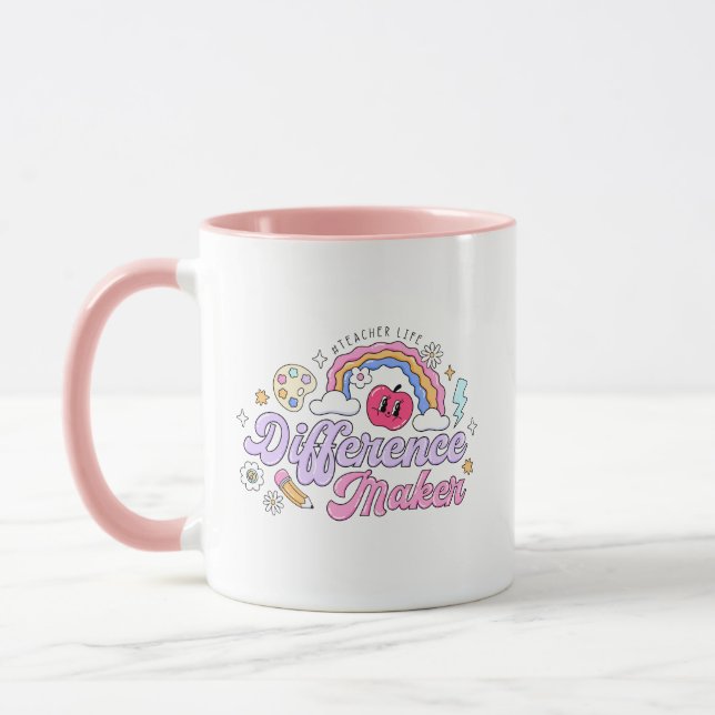 Caneca Presente de Mug Personalizado Bonito para Professo (Esquerda)