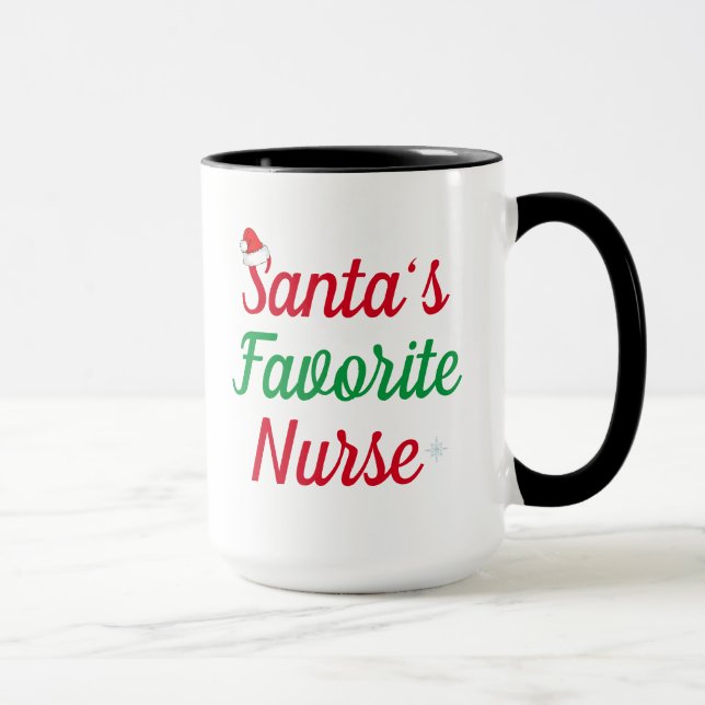 Caneca Presente de Natal de Apreciação da Enfermeira Mamã (Direita)