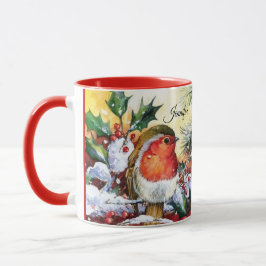 Caneca Presente de Natal do Amigo Birdwatcher Adicionar N