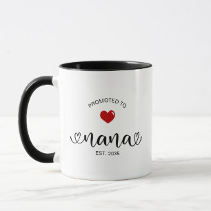 Caneca Presente de Nova Avó Estabelecida Nana