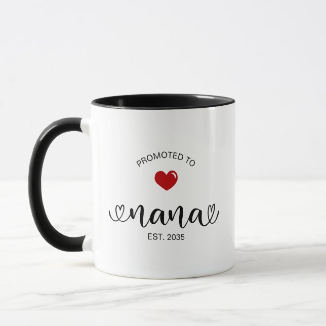 Caneca Presente de Nova Avó Estabelecida Nana (Esquerda)