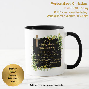Caneca Presente de Padre de Aniversário de Coordenação