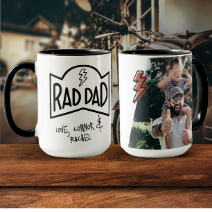 Caneca Presente de Pai de Rad Retroativo do Na moda de Te