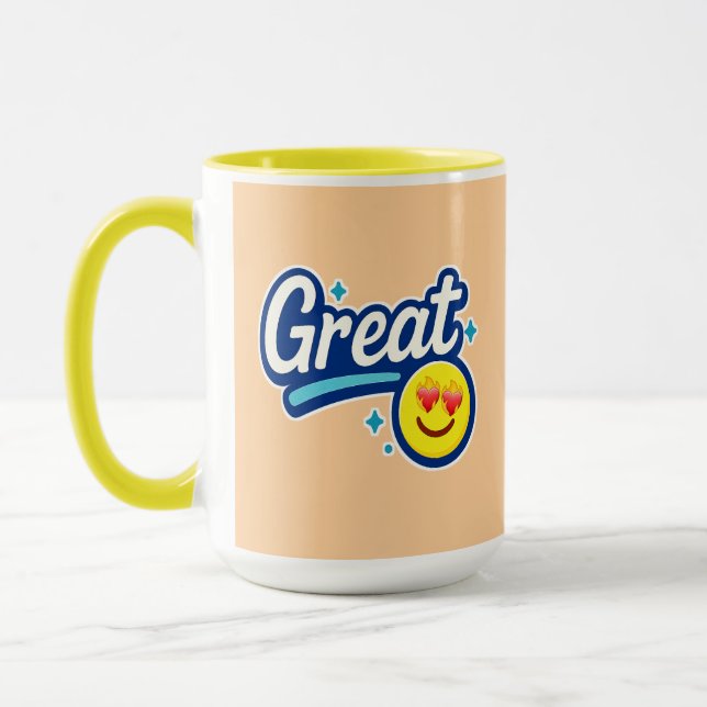 Caneca presente de sorriso de excelente (Esquerda)