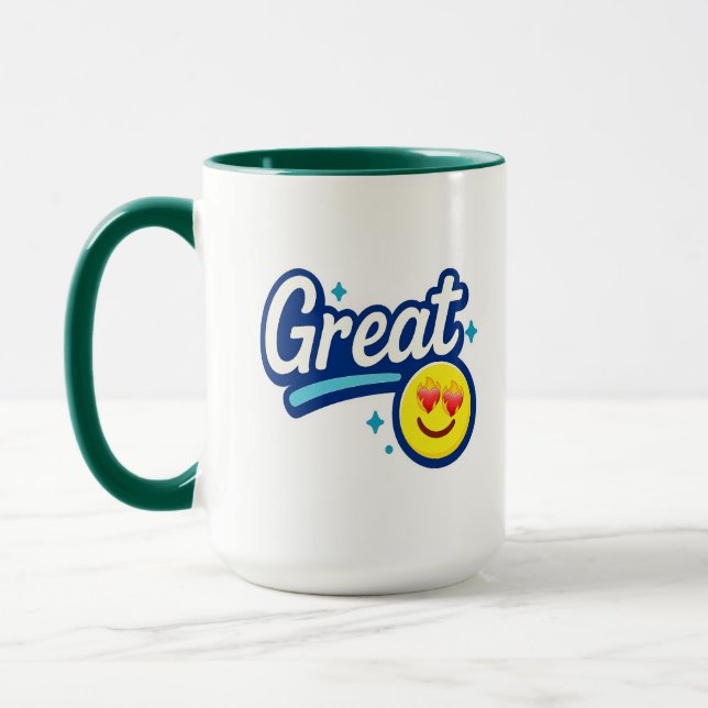 Caneca presente de sorriso de excelente (Esquerda)