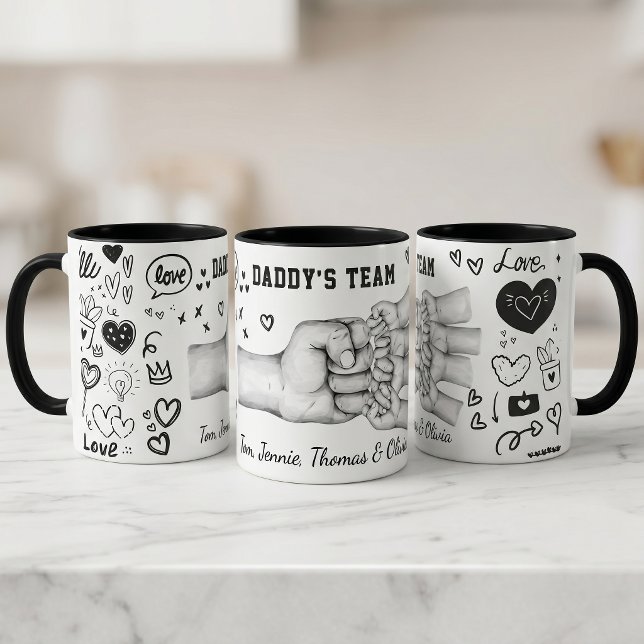 Caneca Presente Dia dos Pais Nome Personalizado Be (Criador carregado)