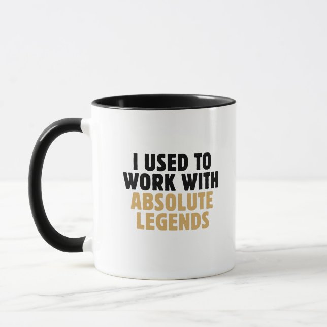 Caneca Presente Divertido de Aposentadoria para Colega Ch (Esquerda)