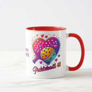 Caneca Presente Divertido de Dia dos Namorados em Cor Vib