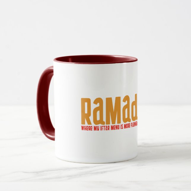 Caneca Presente Divertido do Ramadão (Frente Esquerda)