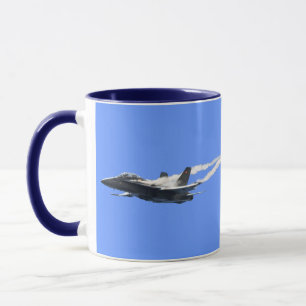 Caneca Presente do Designer de Jato de Força Aérea Supers