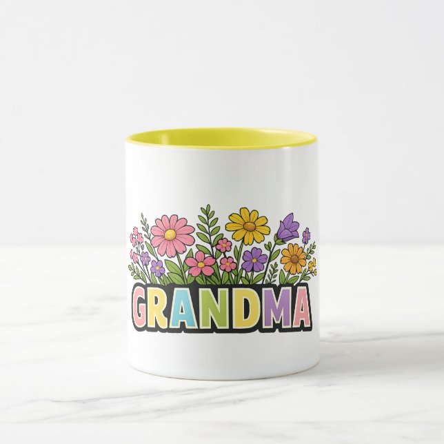 Caneca-Presente do Dia das Mães- Caneca da Vovó (Centro)