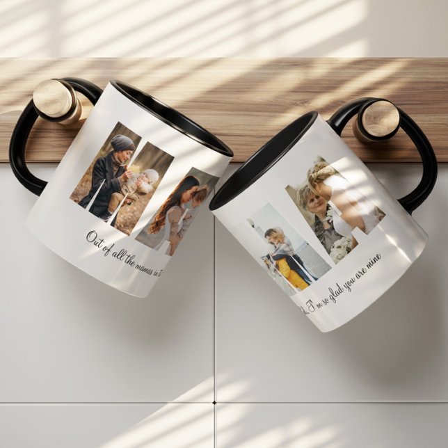 Caneca Presente do Dia de as mães de Colagem de Fotos da  (Criador carregado)