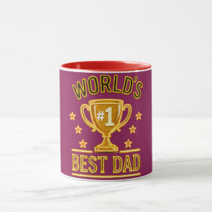 Caneca Presente do Dia dos Pais #1 do Mundo – Dia dos Pai