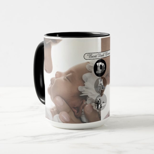 Caneca Presente do Dia dos Pais para o Papai \ Melhor Pai (Frente Esquerda)