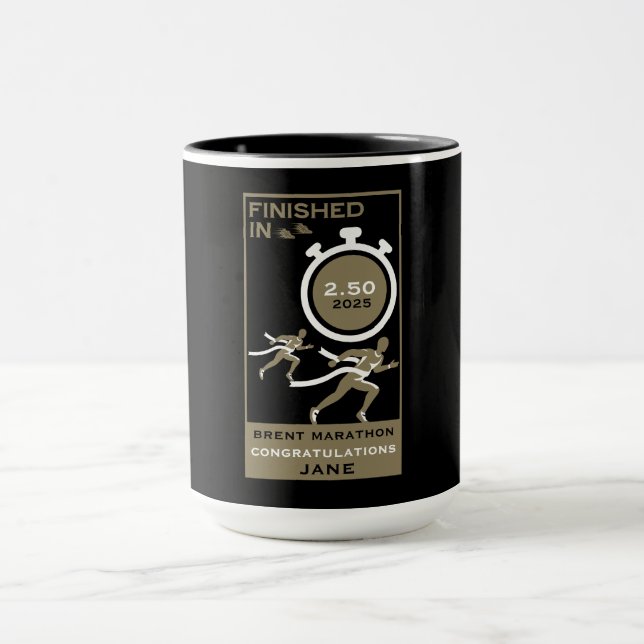 Caneca Presente do Finalizador de Eventos de Maratona (Centro)