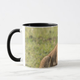 Caneca Presente do Lion Cub Personalize o nome Black Inte