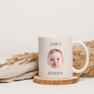Caneca Presente do Papai para o Dia dos Avôs, Rosto do Be
