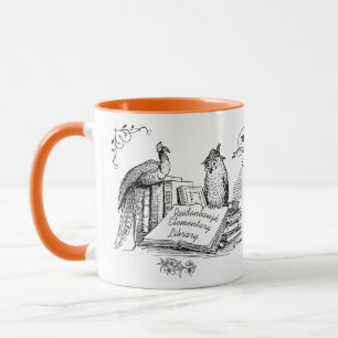 Caneca Presente do professor da biblioteca! Librarain ou