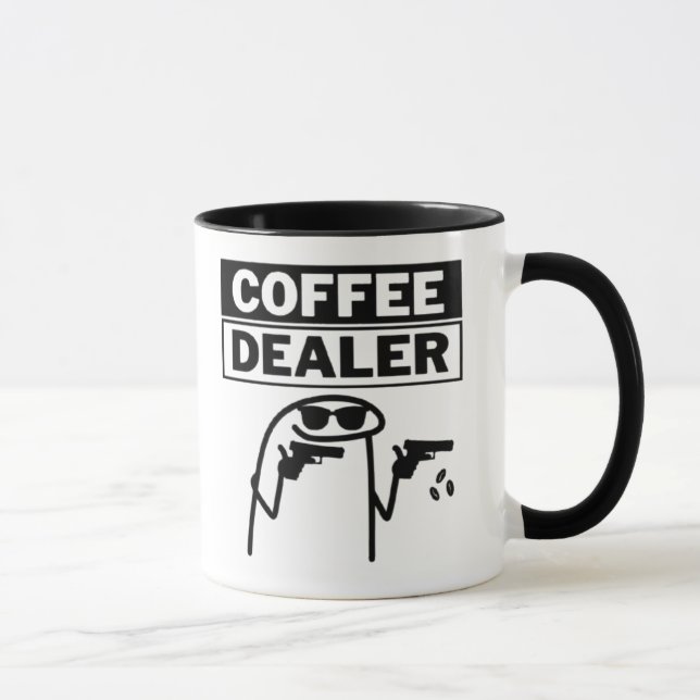 Caneca Presente Engraçado de Café para Amantes de Café (Direita)