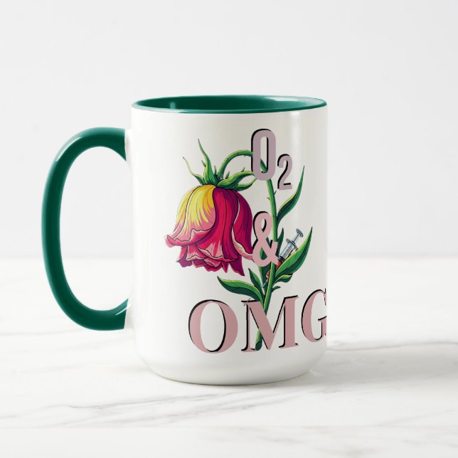 Caneca Presente engraçado de enfermeira com humor negro f (Esquerda)