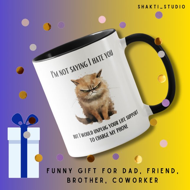 Caneca Presente engraçado de piada para aniversário do me (Criador carregado)