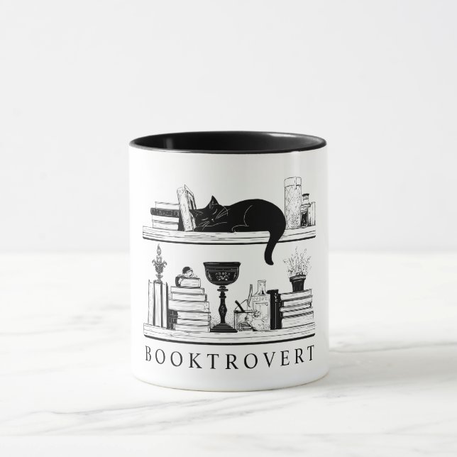 Caneca Presente engraçado para amante de livros (Centro)