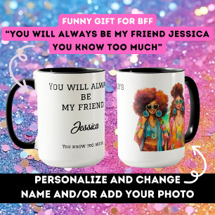 Caneca Presente engraçado para aniversário da melhor amig