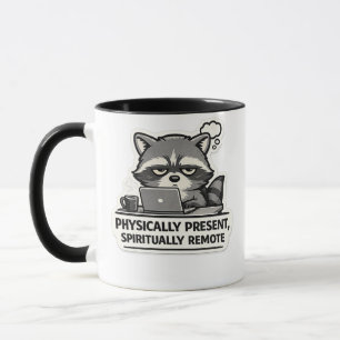 Caneca Presente Fisicamente, Remoto Espiritualmente