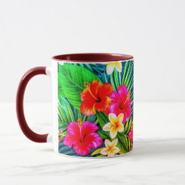 Caneca Presente Floral Tropical